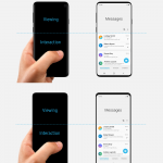 Imágenes de diseño del teléfono Samsung GALAXY S10