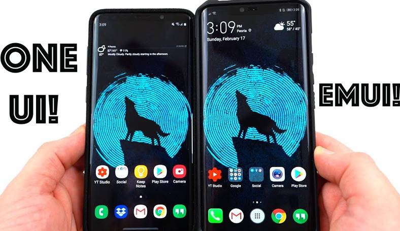 Android 9 UNA UI EMUI 9