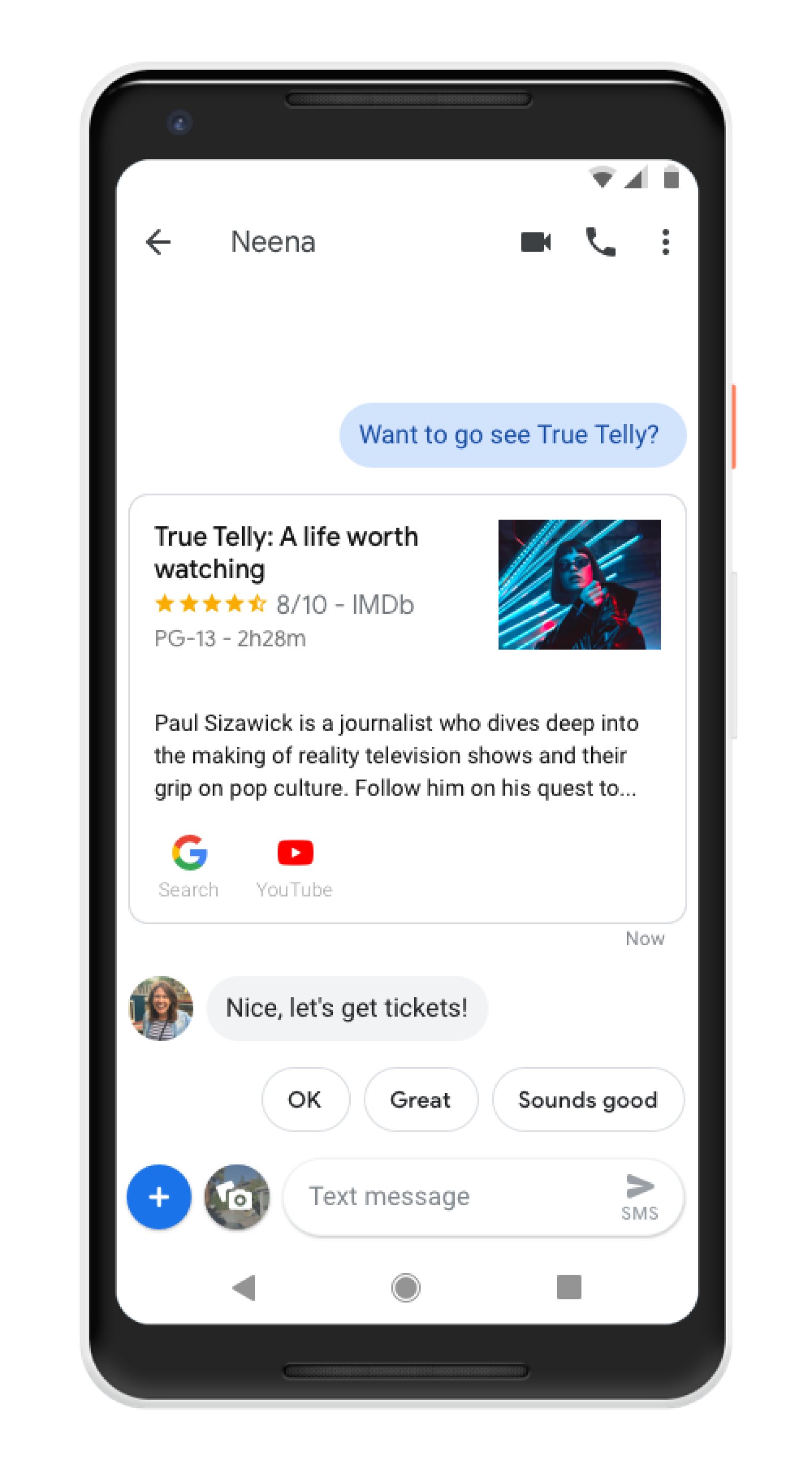Google Assistant android messages