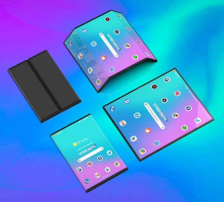 Huawei MATE FOLD immagini telefono pieghevole xiaomi