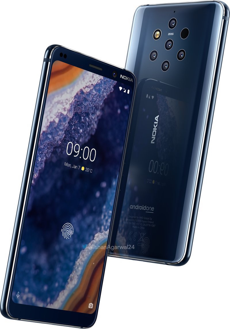 Nokia 9 imagini presa telefon