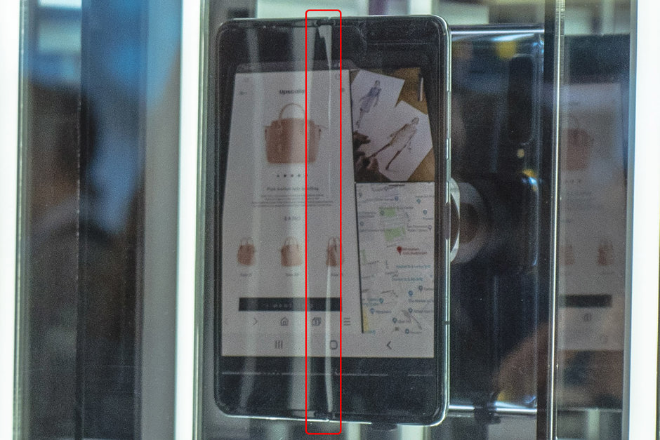 Samsung GALAXY FOLD problema de pantalla huawei mate x pliegue