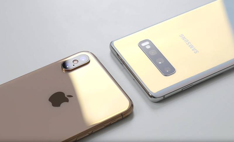 Samsung GALAXY S10 Plus camera iphone xs max