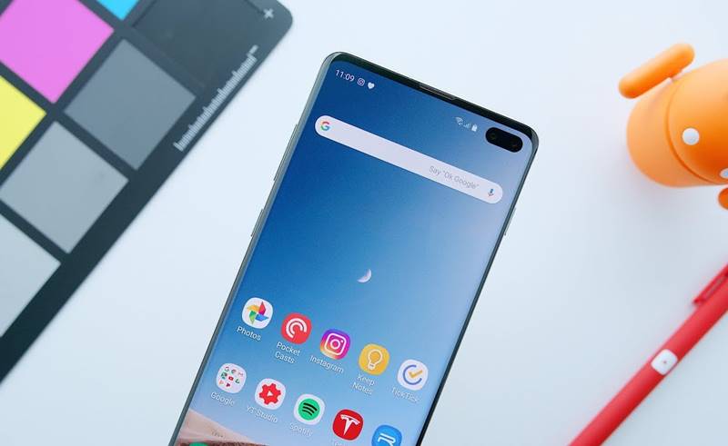 Lecteur de feuille de verre Samsung GALAXY S10