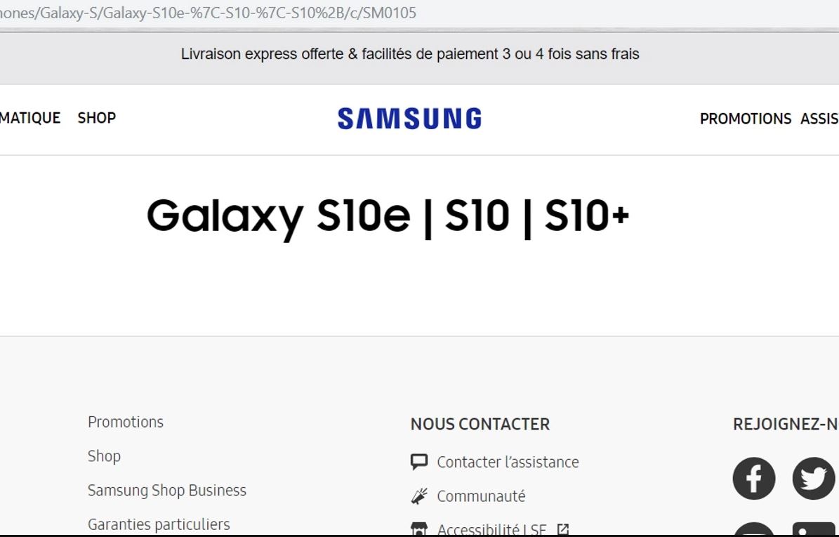 Samsung GALAXY S10 iluzie 5g europa