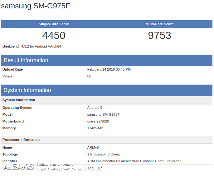 Samsung GALAXY S10 performante slabe