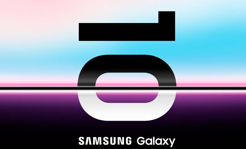 Werbung für das Samsung GALAXY S10