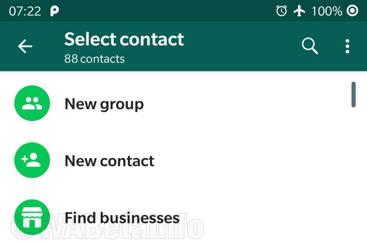 WhatsApp contact companii