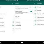 WhatsApp interfata android