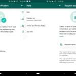 Interface WhatsApp pour téléphones Android