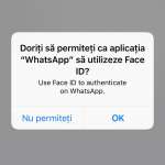 WhatsApp touch id face id