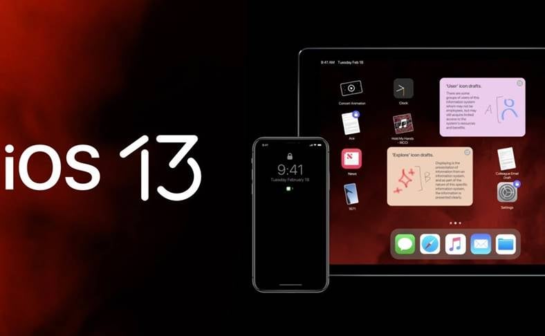 iOS 13 asennus