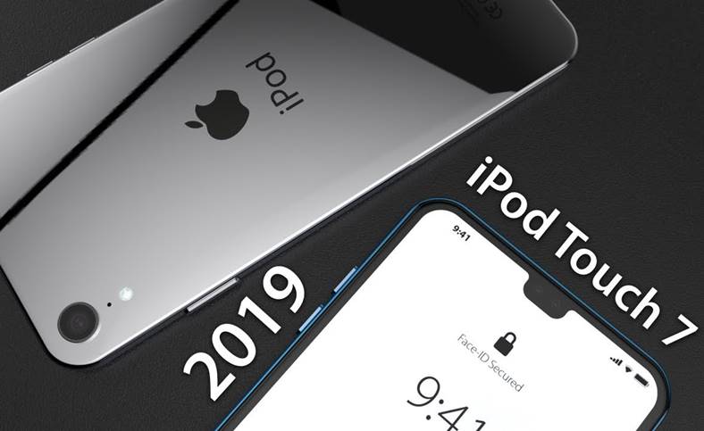Concetto dell'iPod Touch 7