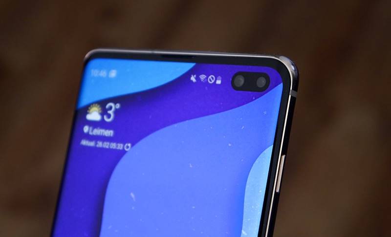 Samsung GALAXY S10 Imagen de reconocimiento facial