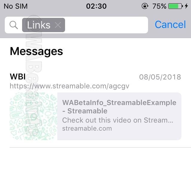 Link per la ricerca avanzata di whatsapp