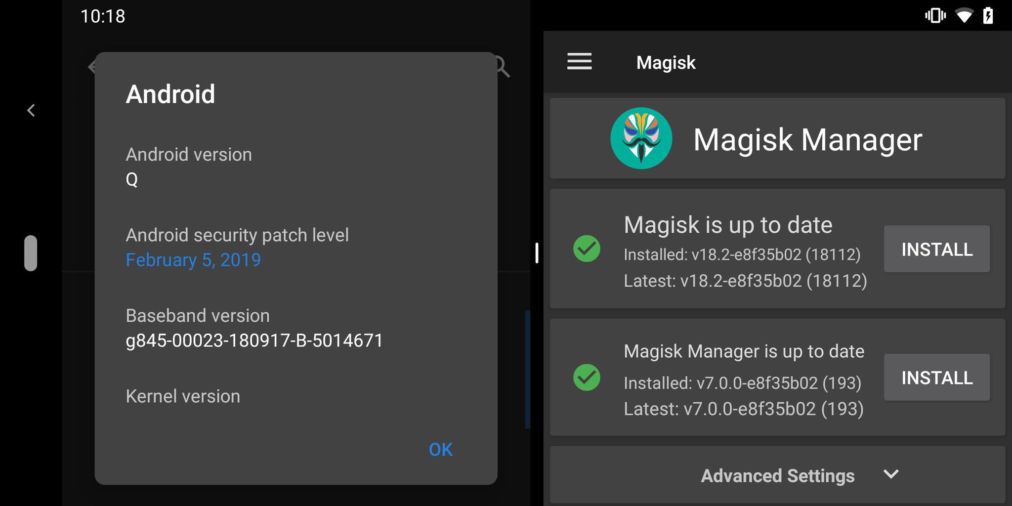 Android 10 root Magisk