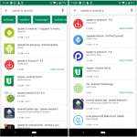 Android 9 mise à jour des applications Google Play Store