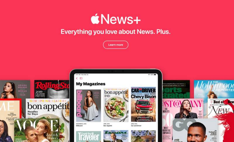 Apple News Plus-VERSPREIDING