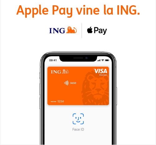 Apple Pay ING Romania iPhone