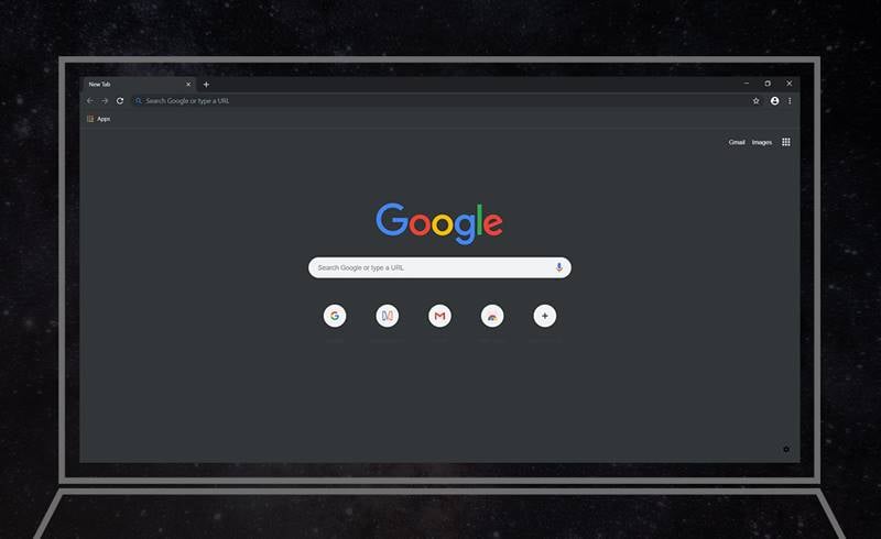Google Chrome dark mode mac