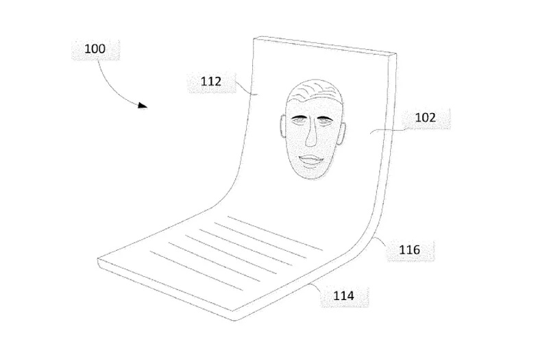 Google foldbar telefonprototype