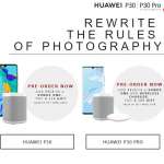 Huawei P30 PRO images gift pre-order France Belgium Holland
