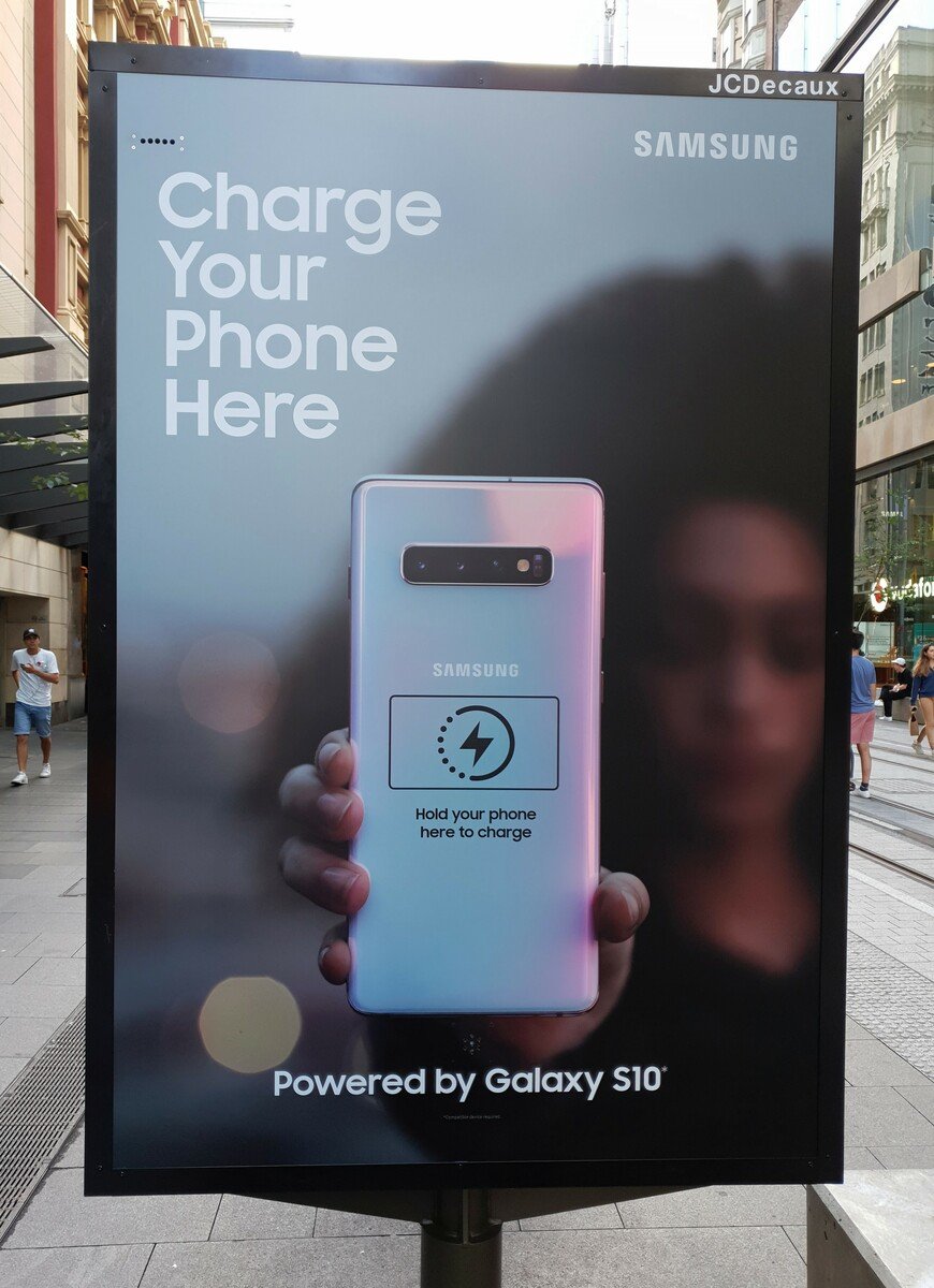 Samsung GALAXY S10 PowerShare kampagne for trådløs opladning