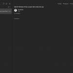 Windows 10 mail dark mode interfata