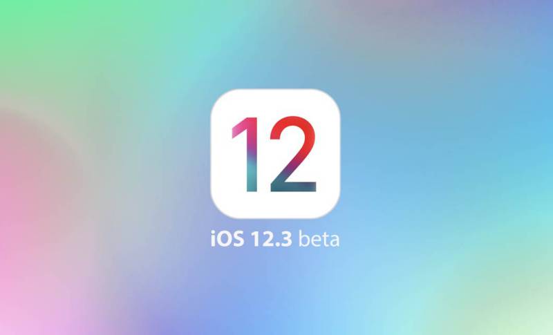 iOS 12.3 -julkaisu