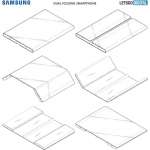 Riesiges faltbares Samsung-Handy