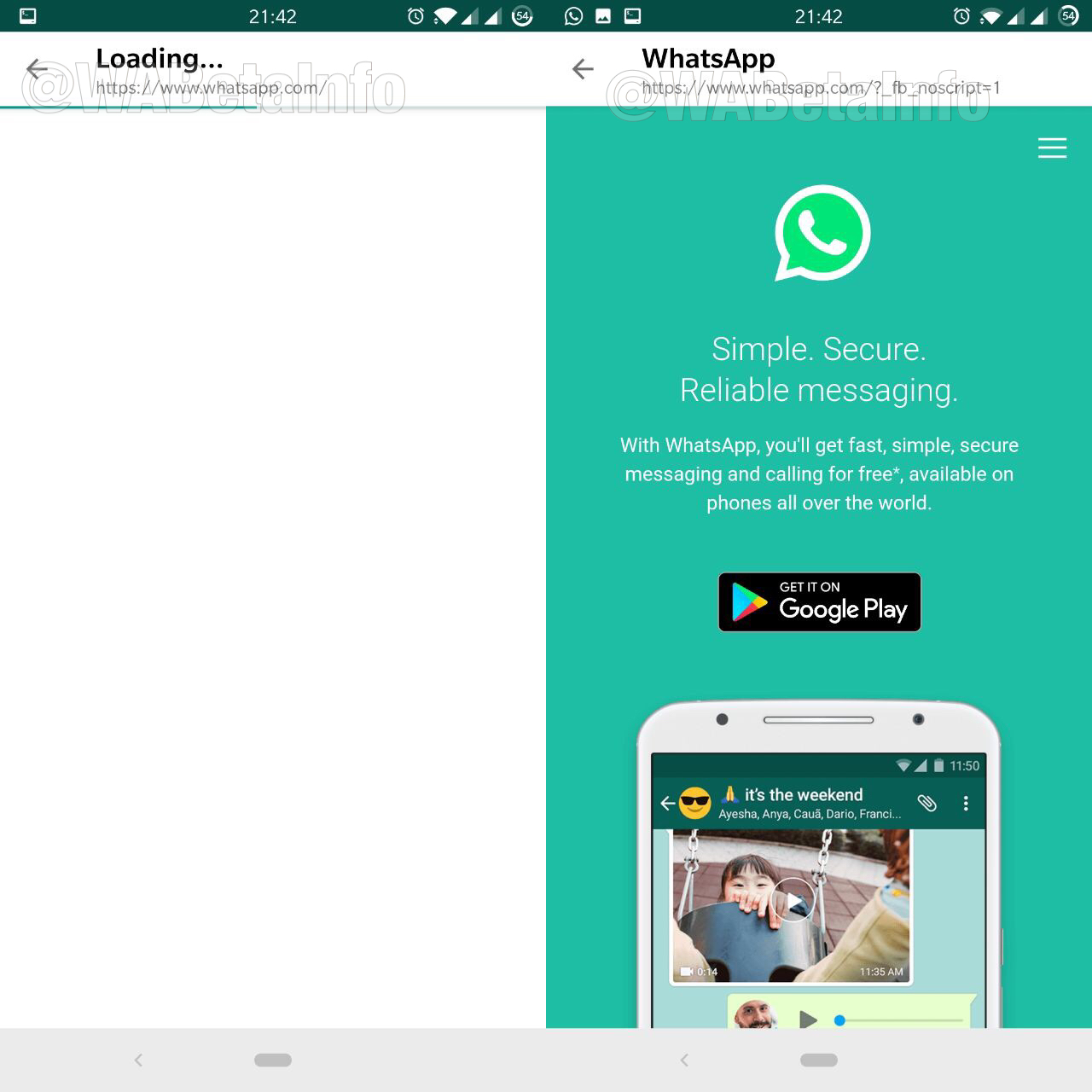 whatsapp browser nativ aplicatie