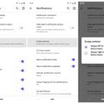 Android Q-Browsing-Benachrichtigungen