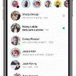 Facebook Messenger donkere modus video-activering