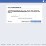 Facebook email password 1