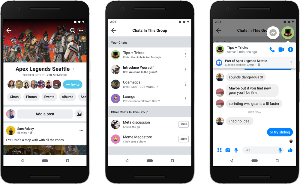 Facebook redesigna grupper 2