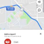 Ingorgo stradale su Google Maps