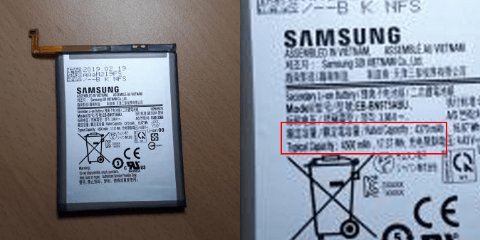 Samsung GALAXY NOTE 10 Akku 4500 mAh