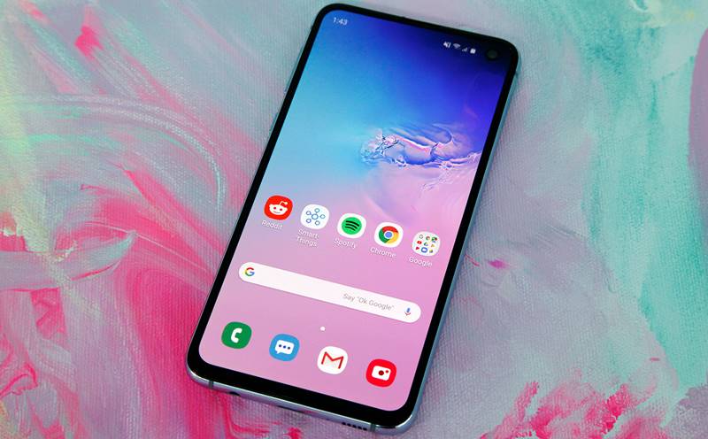 Samsung GALAXY S10 tricked læser