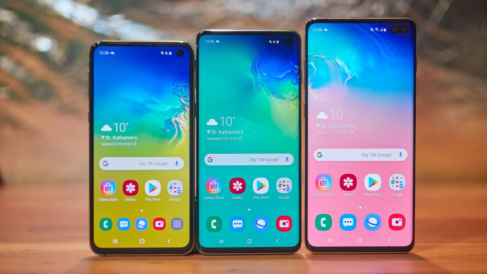 Samsung GALAXY S10 rasiert