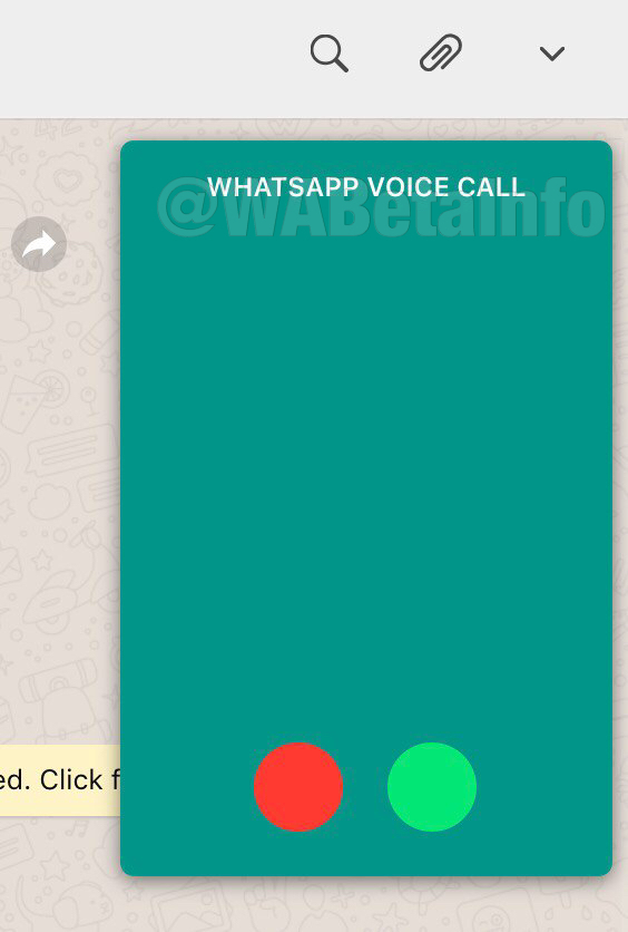 WhatsApp web-taleopkald