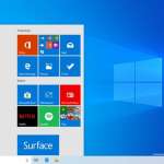 Windows 10 start menu coloane