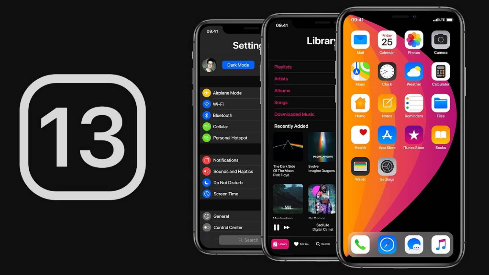 ios 13 mørk tilstand multitasking safari