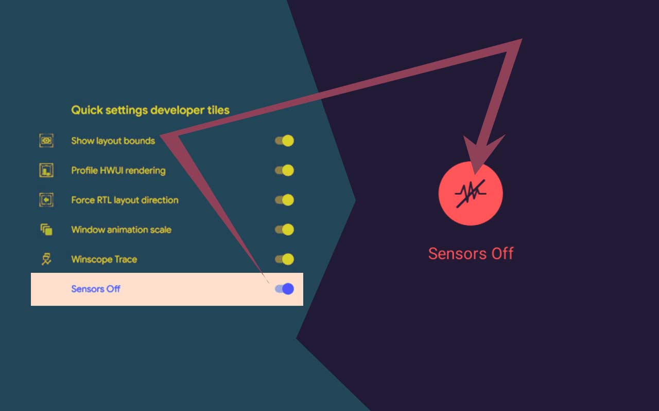 Los sensores de Android 10 se desactivan