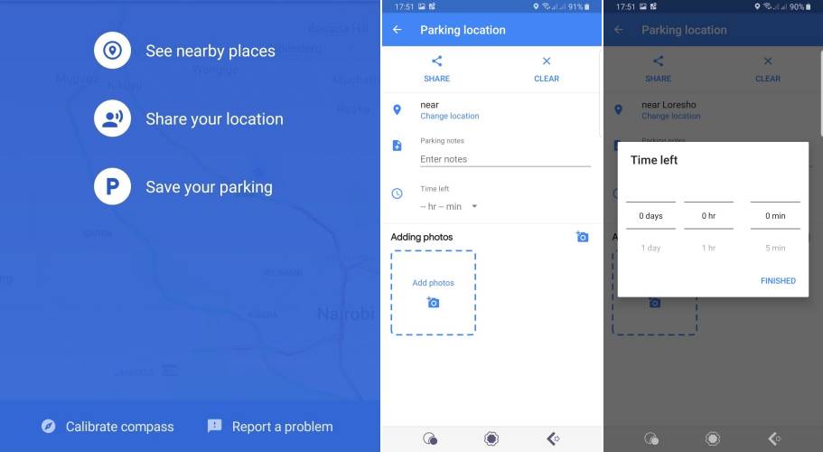 Akcja ratunkowa na parkingu w Mapach Google