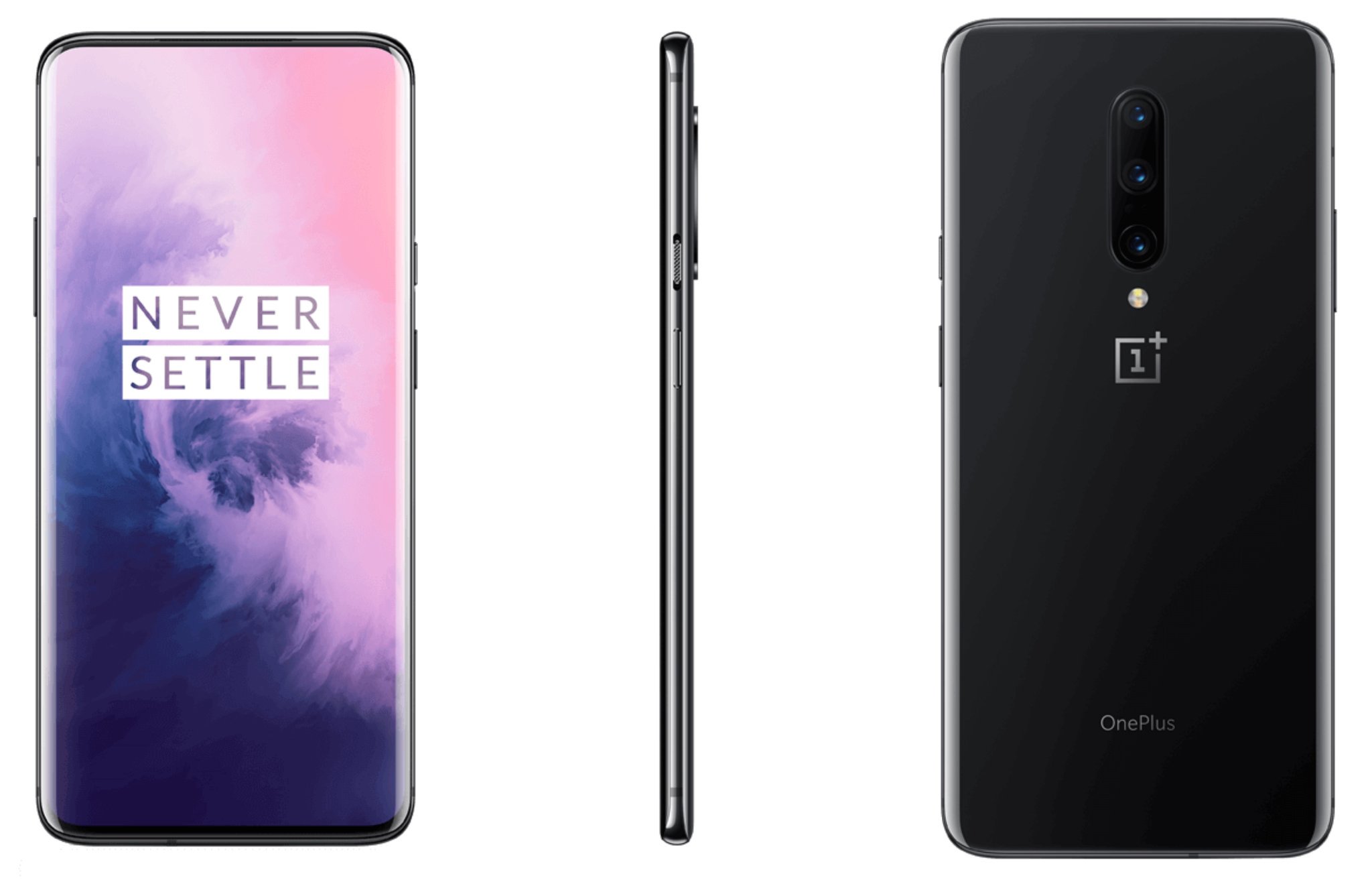 OnePlus 7 PRO teaser harmaa kuva