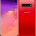 Samsung GALAXY S10 rode afbeelding