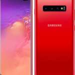 Samsung GALAXY S10 røde billeder