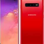 Immagini rosse del Samsung GALAXY S10