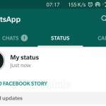 WhatsApp stories facebook