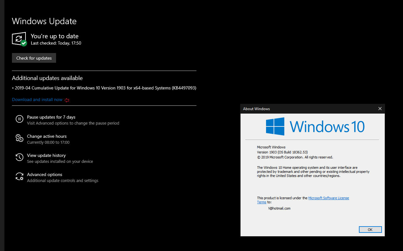 Descargar instalar actualizaciones de Windows 10